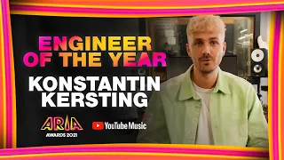 Konstantin Kersting wins Engineer Of The Year | 2021 ARIA Awards