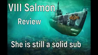 World of Warships - VIII Salmon Review, after the NERF's.  She is still a solid sub