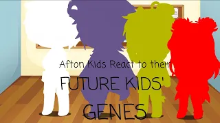 Afton Kids React to Their (Future) Kids' Genes//•Afton Family•//•FNAF•//•MY AU•//•OG? IDK•