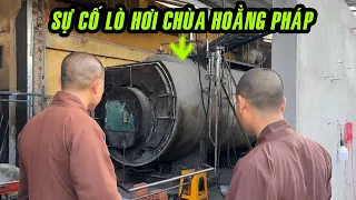 Sự cố LÒ HƠI chùa Hoằng Pháp - Chư Tăng và Phật tử dùng cơm ở đâu ?