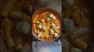 creamy rosé tteokbokki #shorts