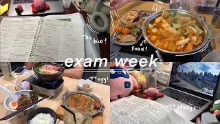 exam week 🌷 | cramming for 6 exams, mental breakdowns, post exam outings