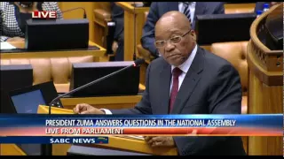 Zuma responds to Maimane's question on Bashir