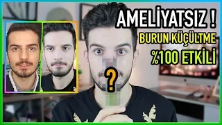 Ameliyatsız Burun Estetiği ! Burun Küçültme Yöntemim EVDE !