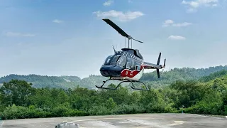 Bell 206 Takeoff!