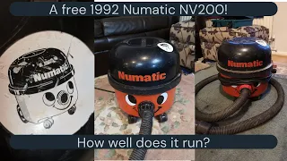 A Free, well used Numatic NV200 from 1992 - How destroyed is it? First Look!