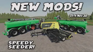 NEW MODS (SPEEDY SEEDER) (Review) Farming Simulator 19 PS5 FS19 25th Nov 2020