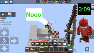 Beating bedwars as fast as possible