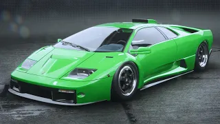 NFS Unbound_Lamborghini Diablo SV_S Class  Build Engine
