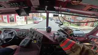 GoPro: Harrisburg City Ladder 2 Responding to an Allison Hill Fire