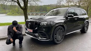 Driving the New Brabus 800 GLS 63 AMG, Start up, Rev off, Autobahn Run, Launch Control & Fly-by