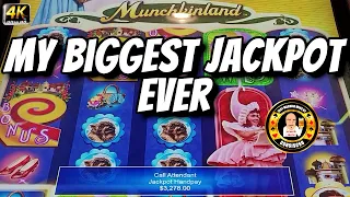 My Biggest Jackpot Ever on Wizard Of Oz Slot Machine