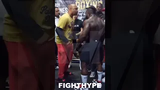 ROY JONES JR. GETS ANGRY & GOES OFF ON BODYBUILDER NDO CHAMP; SEPARATED BY BRIGGS AT HEATED FACE OFF