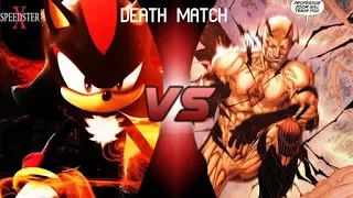 Death Match : Shadow the Hedgehog VS Reverse Flash(Hunter Zolomon)