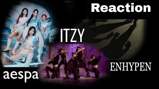 Реакция на клипы ITZY, ENHYPEN и aespa/ Reaction to clips ITZY, ENHYPEN and aespa MARTA