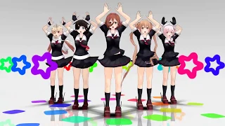 【MMD】[艦これ]白露型でｳｯｰｳｯｰｳﾏｳﾏ(ﾟ∀ﾟ)[Caramelldansen][ほぼ固定]