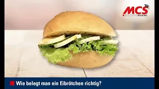 MCS Akademie: Tutorial - Wie belegt man ein Eibrötchen richtig