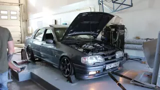 Ford Sierra 2.9i 24v cosworth dyno test