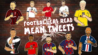 😥Footballers Read Mean Tweets😥 Ronaldo Zlatan Messi Neymar & more comments! Frontmen Season 1.9