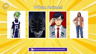 Guess the Anime by its Characters | Anime Quiz #18