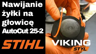 Wymiana żyłki w kosie spalinowej / elektrycznej (głowica STIHL AutoCut 25-2)