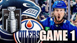 THE CANUCKS DO IT AGAIN: COLOSSAL COMEBACK & HUGE EDMONTON OILERS CHOKE (VANCOUVER WINS GAME 1)