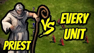 PRIEST vs EVERY UNIT | Age of Empires: Definitive Edition