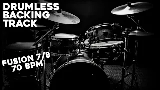 Fusion Drumless Backing track 7/8 Loop 70 BPM