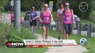 Susan G. Komen 3-day walk kicks off