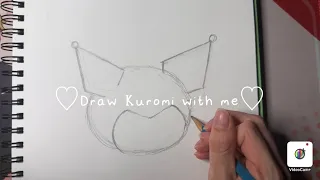 ♡︎How to draw Kuromi♡︎ ~ aesthetic Sanrio drawing