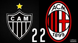 Atlético MG 2 x 2 Milan - Copa Centenário BH 1997