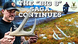 The “Big 8” Saga continues!! Shed hunting Pennsylvania - HUGE 8 point shed - BIGGEST SHED TO DATE