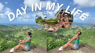 ABOARD WITH JORD: final days onboard, a day in my life, cruising around the caribbean as crew ! 🌴