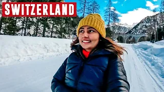 SWITZERLAND TRAVEL VLOG 🇨🇭 Ep 1 | Visiting Zürich, Rhine Falls & Sledding in the Swiss Alps!