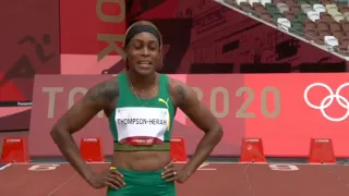 Elaine Thompson 9convert com   Round 1  Heat 2 Womens 100m Olympic2020