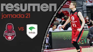 Casademont Zaragoza - Unicaja (93-82) RESUMEN | Liga Endesa 2021-22