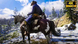 [4K60] Red Dead Redemption 2 Ultra Realistic Graphics Reshade Mod Settings PC Gameplay!