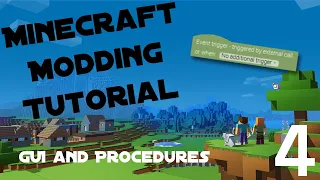 Create Minecraft Mods WITHOUT CODING!! - EP4 - GUI and Procedures | MCreator Tutorial