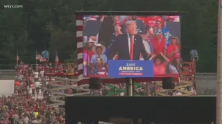 Former President Trump reinvigorates his base in Wellington rally, remains critical of election