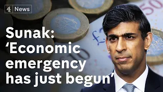 Chancellor Rishi Sunak warns UK economy will shrink by 11% this year