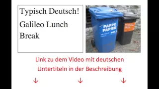 Typisch Deutsch! | Galileo Lunch Break mit deutschen, engl., ital. Untertiteln