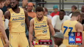 Team Lebron vs Team Durant NBA 2K21 All Star Game | Full Match