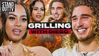THE RIZZ KING GETS GRILLED! | Grilling with Diego Day