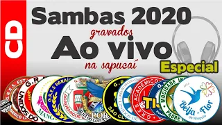 CD Sambas de Enredo Carnaval 2020 ao vivo - Áudios do desfile oficial do Grupo Especial - #aud20