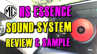 MG HS Essence Sound System Review by an Australian Owner