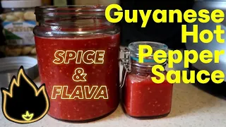 👩‍🍳 Spice & Flava'-How to make #Guyana Hot Pepper Sauce"-Wiri Wiri Pepper-Richmond hill #Guyanese