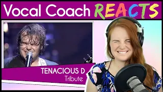 Vocal Coach reacts to Tenacious D - Tribute (Jack Black & Kyle Gass Live)