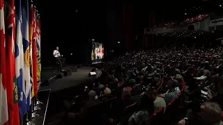 Prime Minister Trudeau delivers the Symons Lecture in Charlottetown