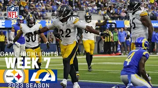 Pittsburgh Steelers vs. Los Angeles Rams | 2023 Week 7 Game Highlights