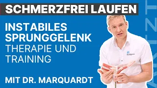 Instabiles Sprunggelenk - Das hilft wirklich | SCHMERZFREI LAUFEN MIT DR. MARQUARDT | ARTZT